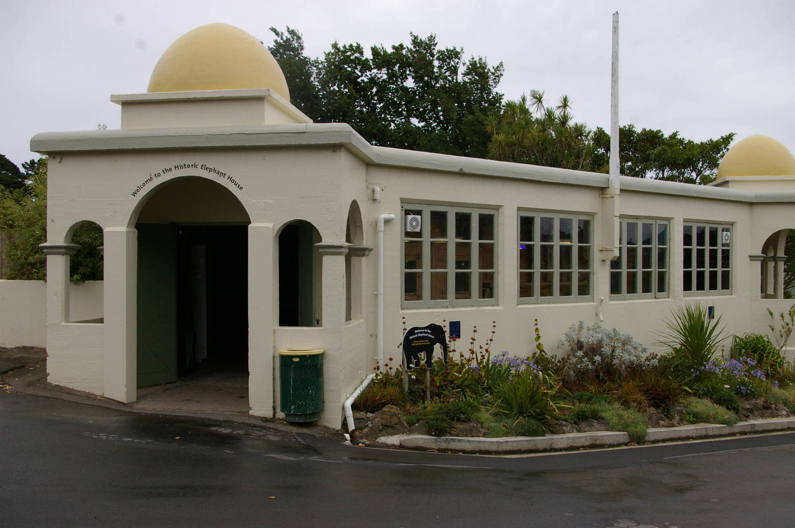 historic elephant house at Wellington Zoo