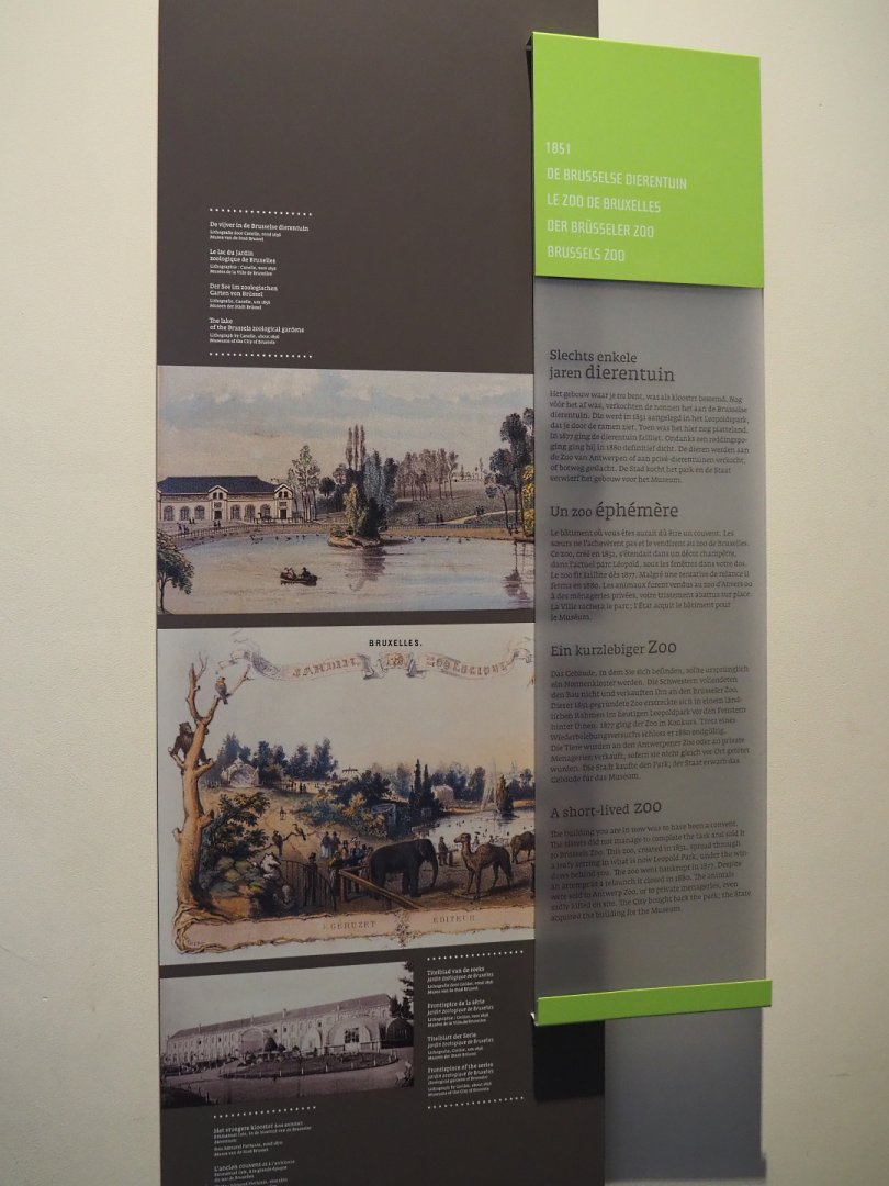 History of the Brussels Zoo (1851-1880) sign 1, 2019-12-03