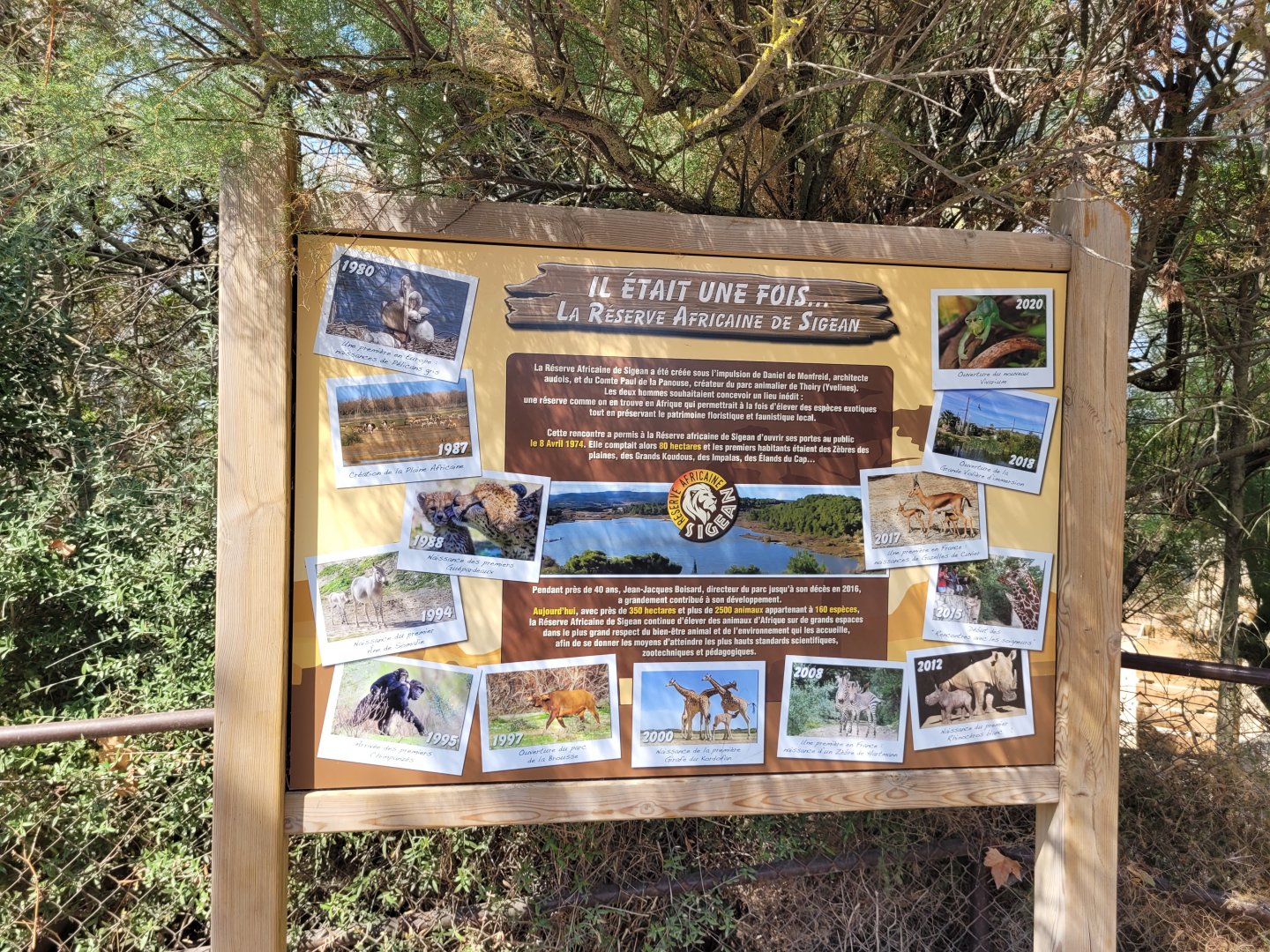 History of the park -Réserve Africaine de Sigean (2022)