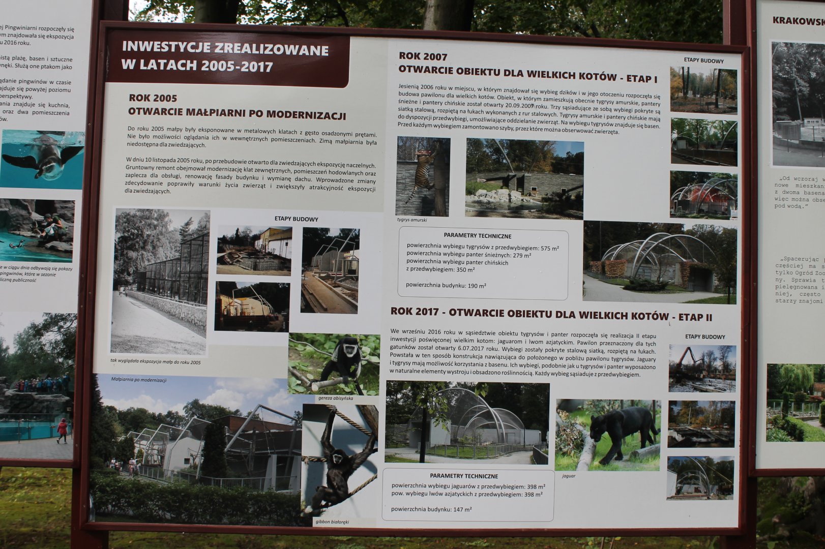 History of the Zoo Display