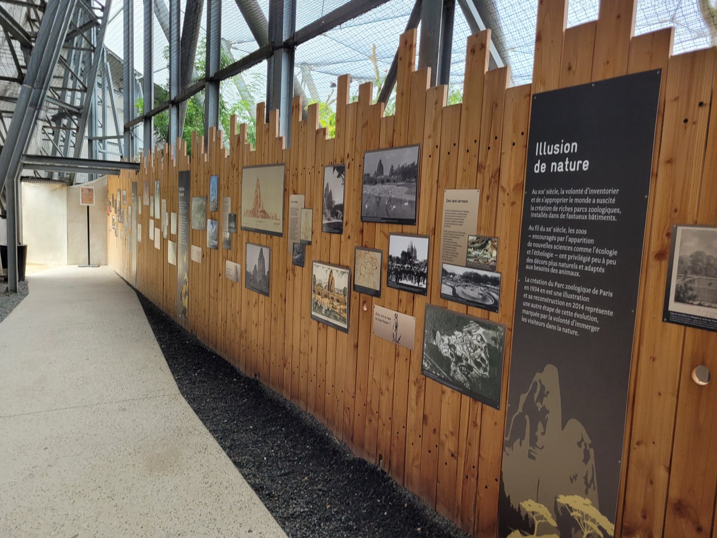 History of the Zoo mural -Parc Zoologique de Paris (2022)