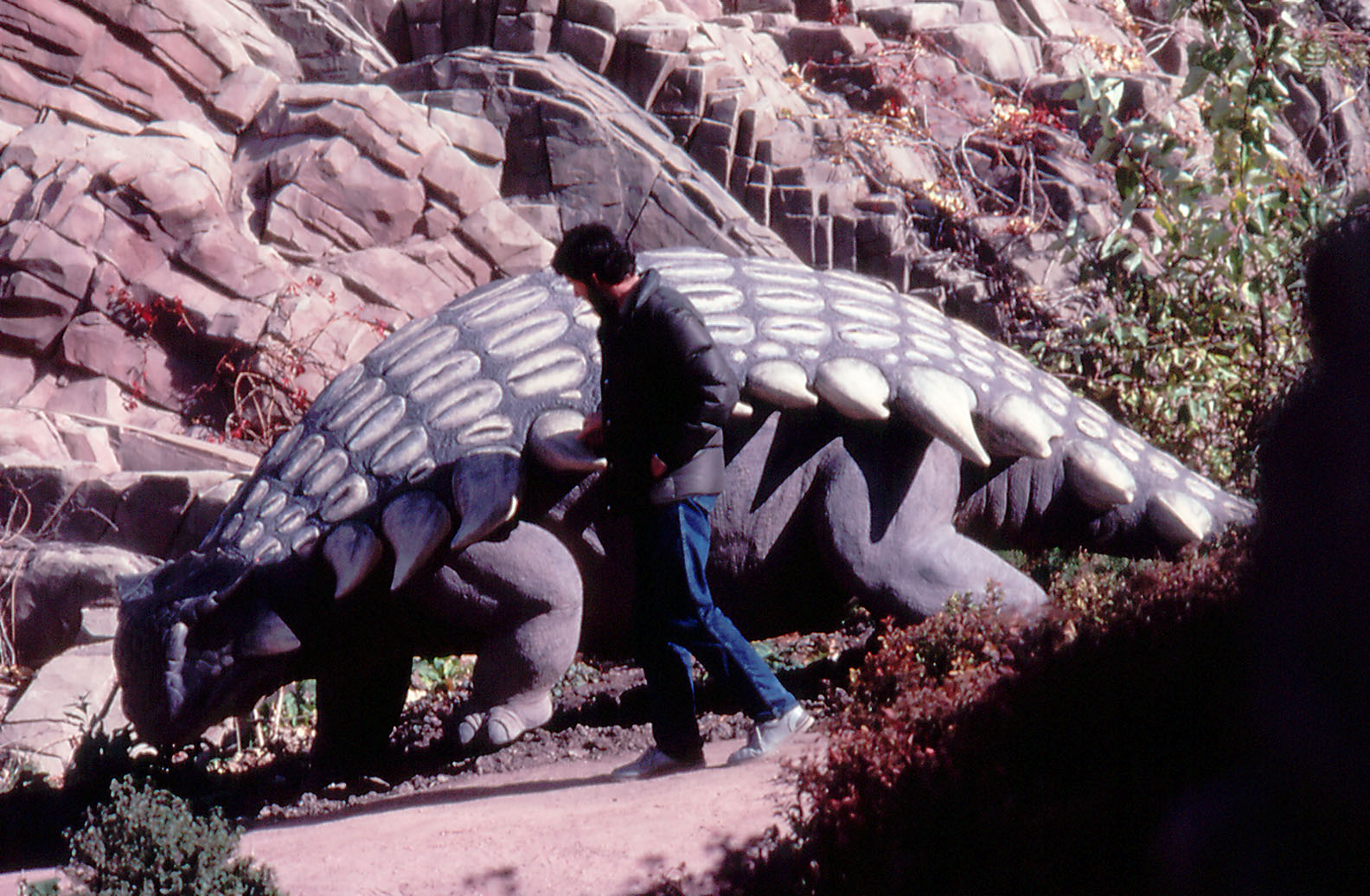 Hix and Ankylosaurus, Prehistoric Park - 1987
