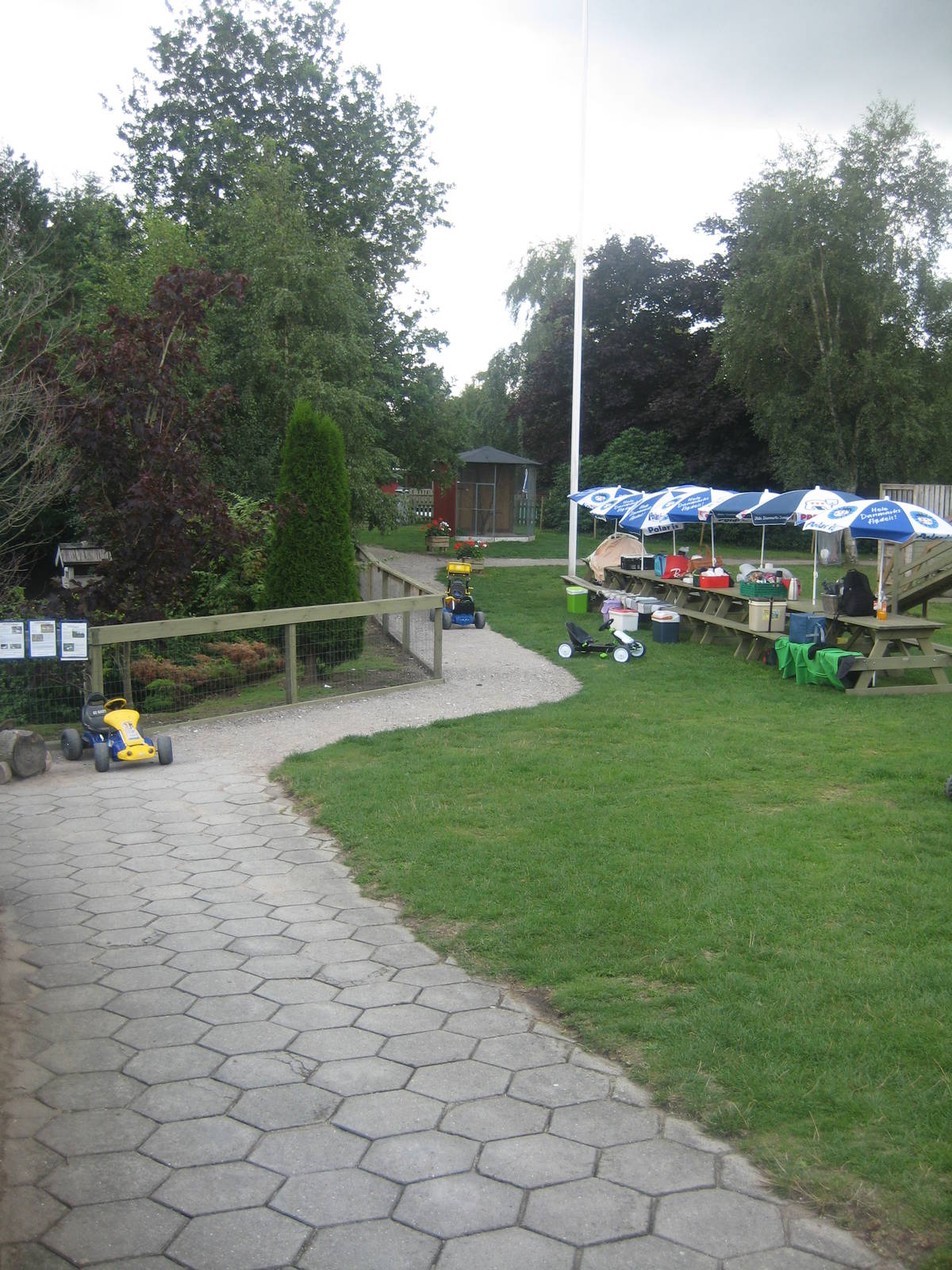 Hobro Mini Zoo - View from entrance.