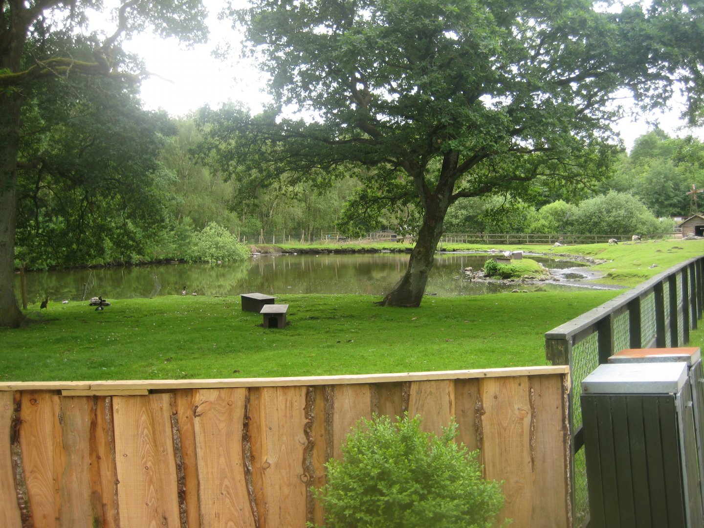 Hobro Minizoo - The central lake