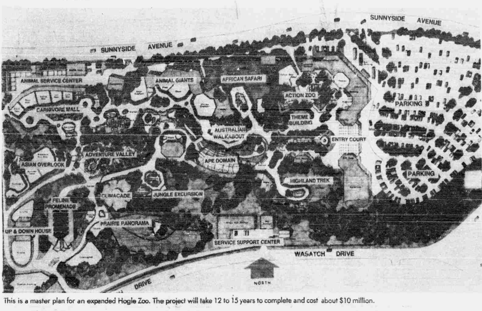 Hogle Zoo Master Plan 1977