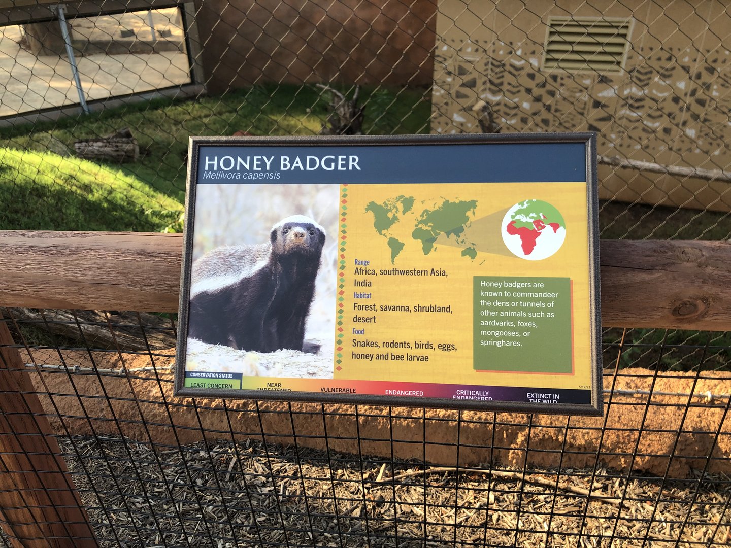 Honey Badger Sign