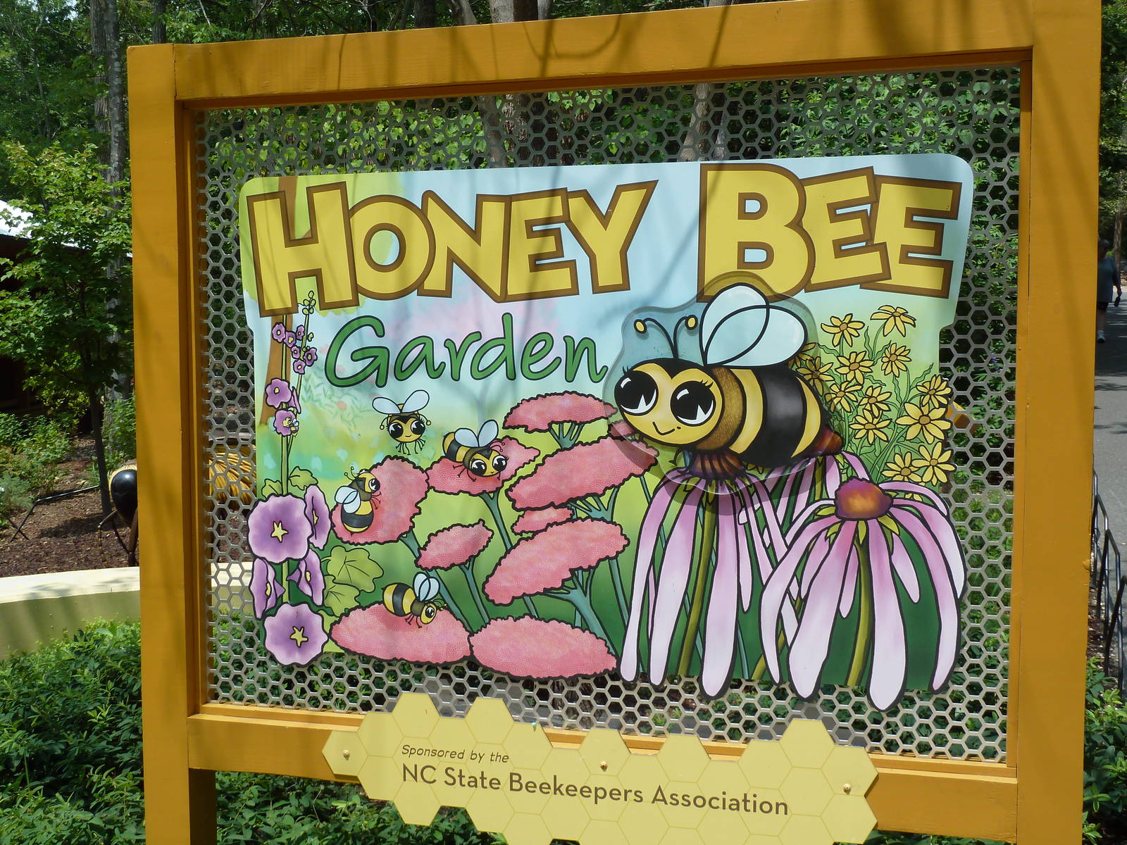 Honey Bee Garden - Entrance Sign