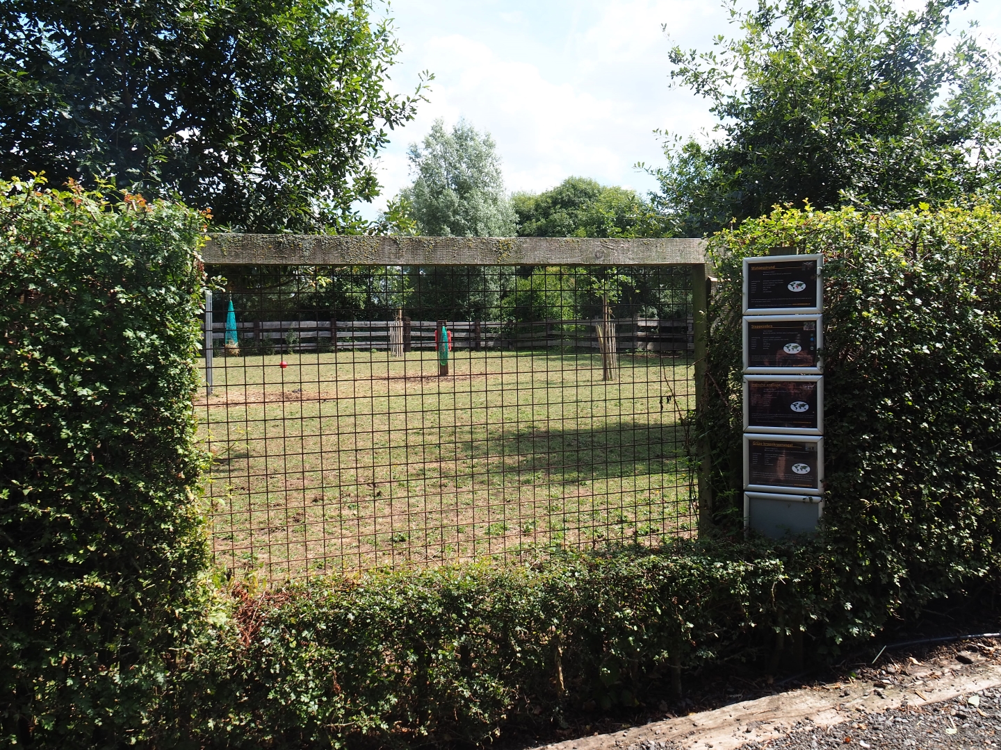 Hoofstock paddock viewing area