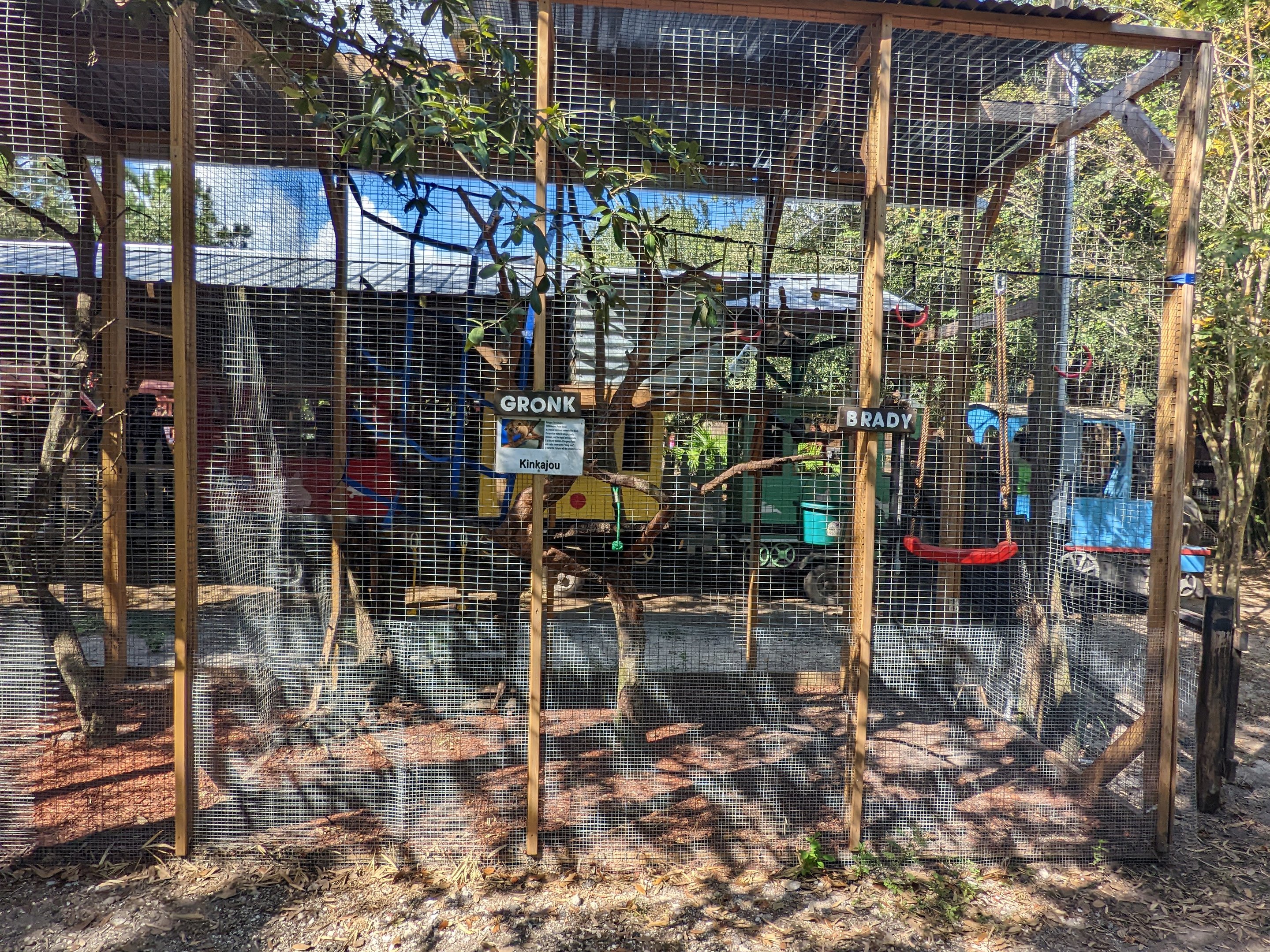 Horsepower for Kids - Kinkajou enclosure