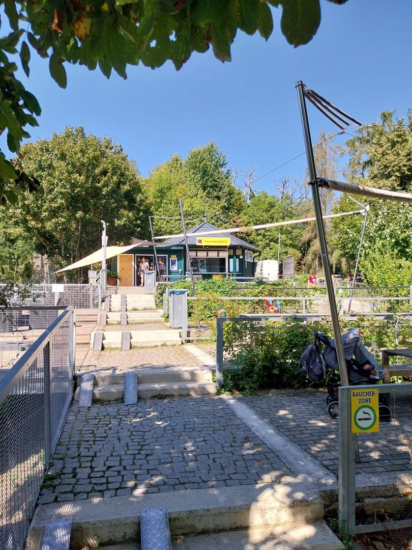 Hospitality point at the top of the zoo