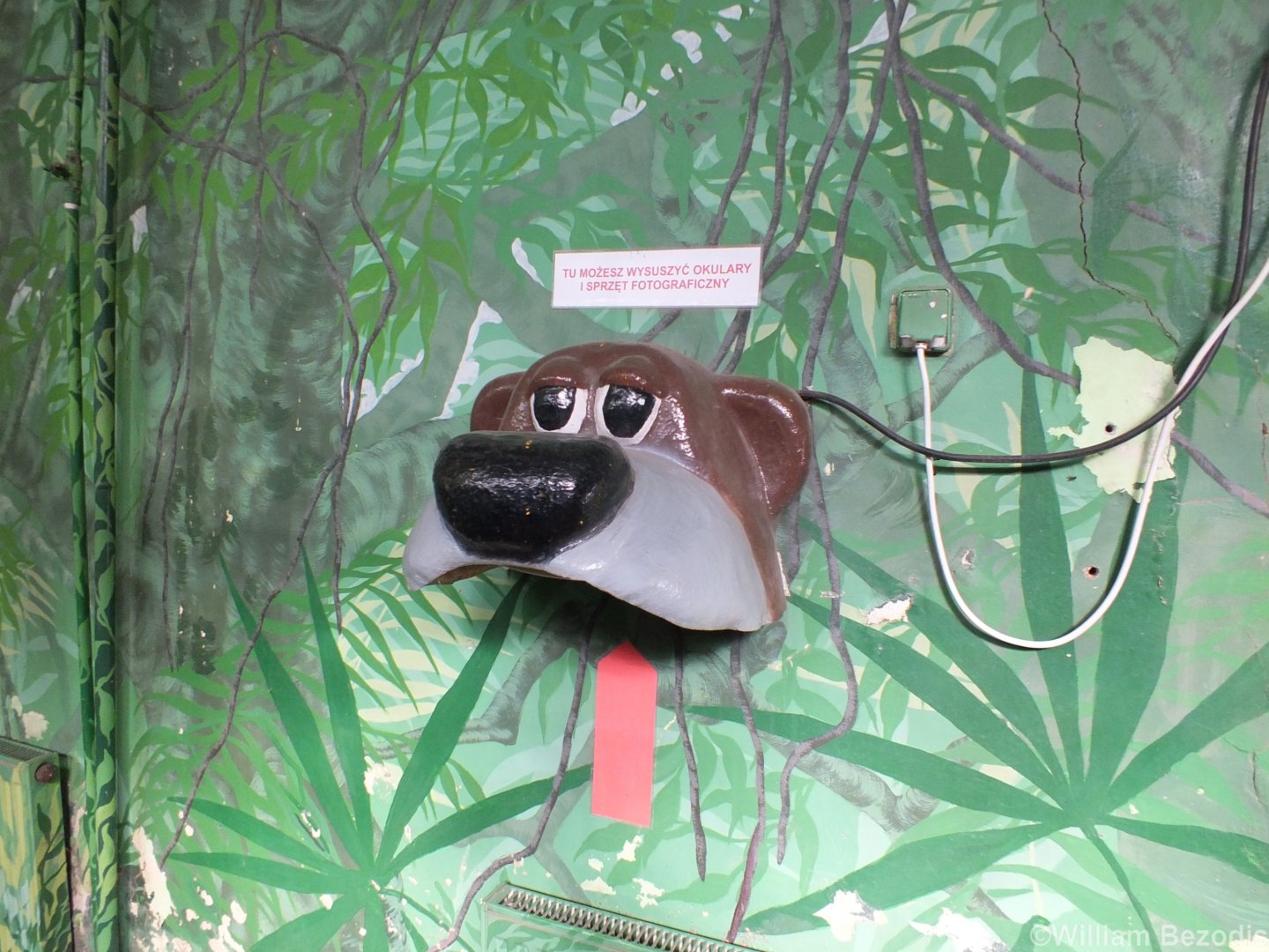 Hot Air For Glasses and Cameras at the Entrance to all Heated Tropical Buildings