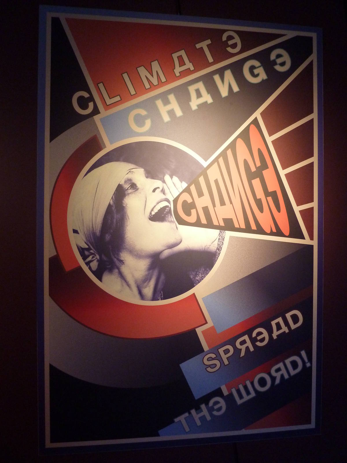 Hot Pink Flamingos - Climate Change Poster