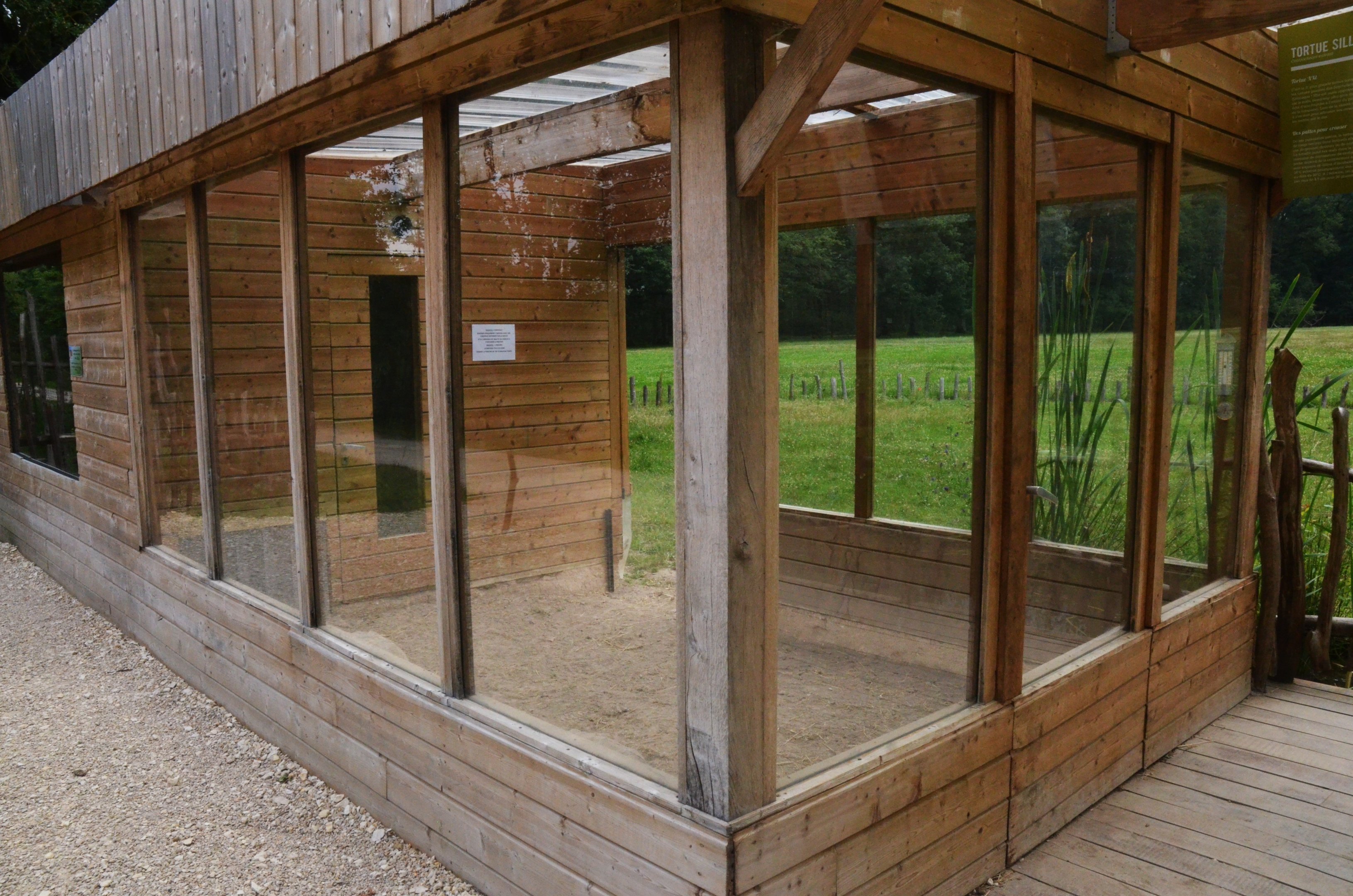 House for Sulcata and Radiated Tortoises at Haute-Touche, 14/06/18