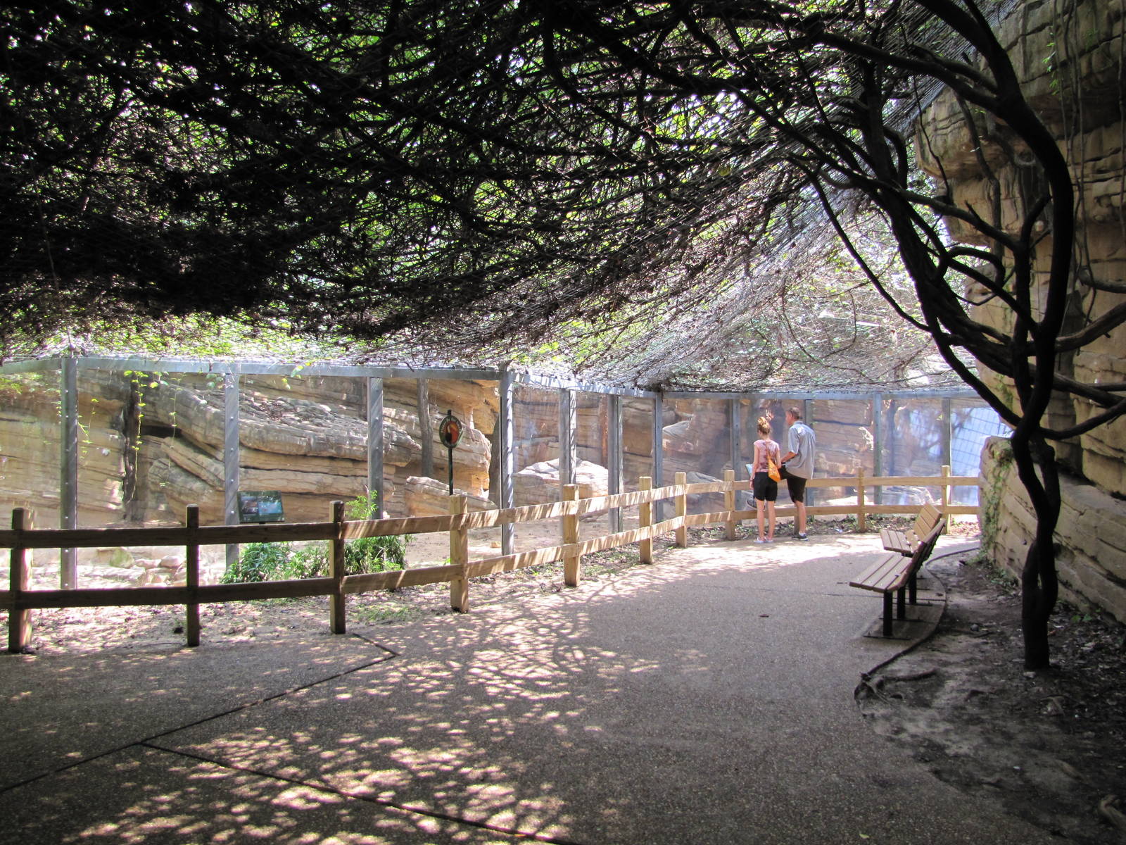 Houston Zoo 2010 - Front of the Cougar exhibit