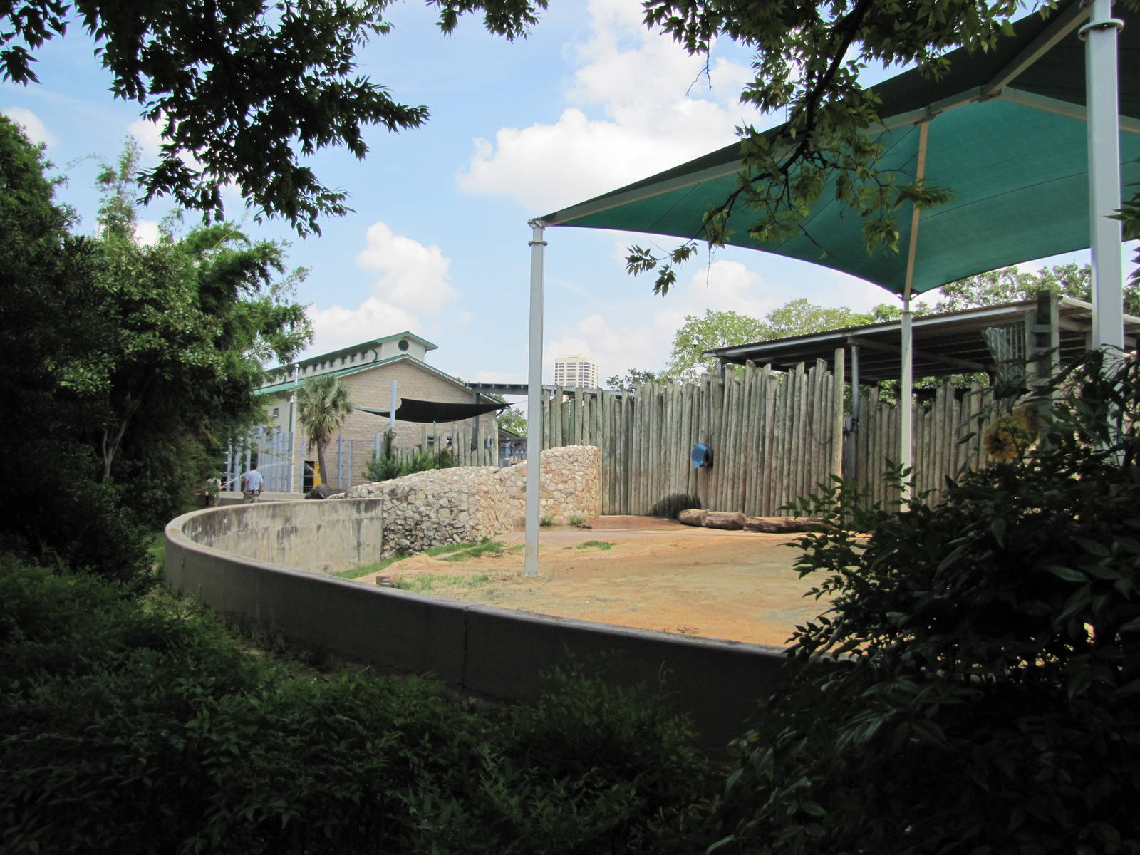 Houston Zoo 2010 - Part of the Asiatic Elephant complex