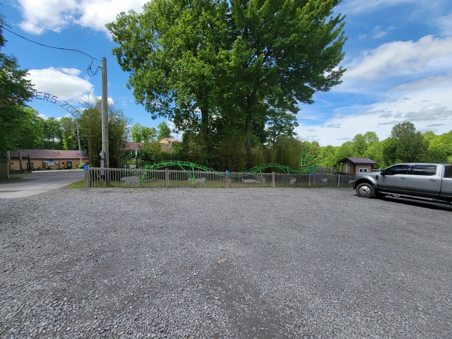 Hovatter's - Children roller coaster in parking lot