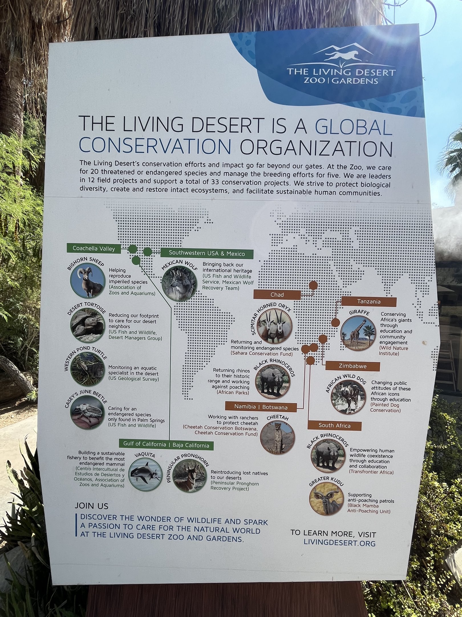 Huge Conservation Sign