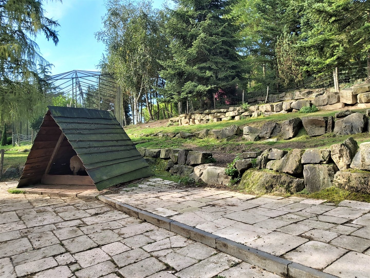 Hungarian sheep enclosure