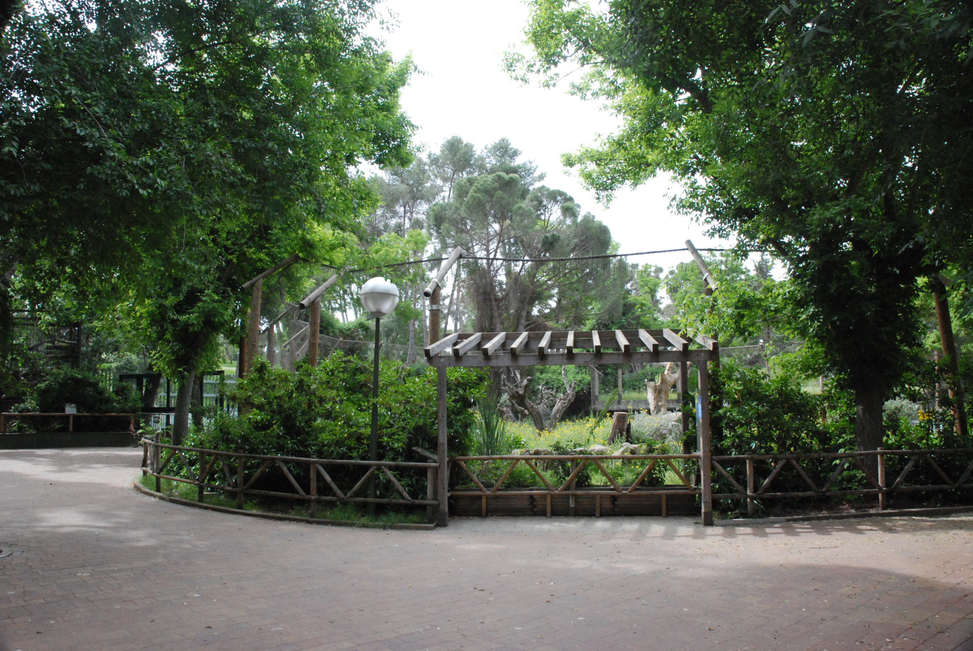 Iberian Lynx Enclosure at Zoo Aquarium de Madrid, 20th May 2022