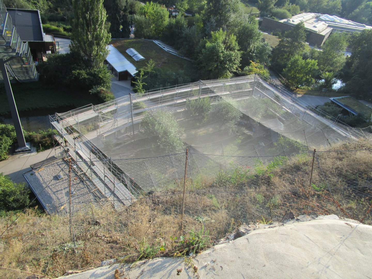 Ibis Aviary - undergoing maintainance