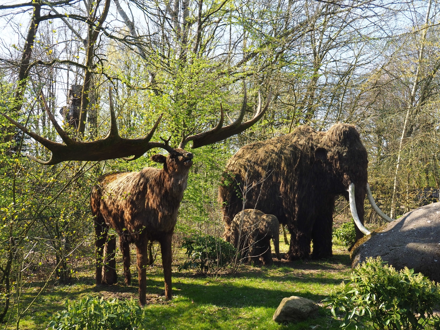 Ice age animals sculptures, 2019-03-30