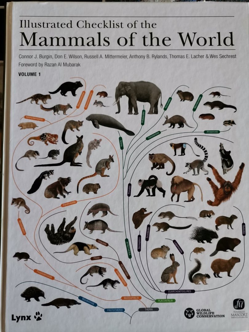 Illustrated Checklist of the Mammals of the World  Vol I
