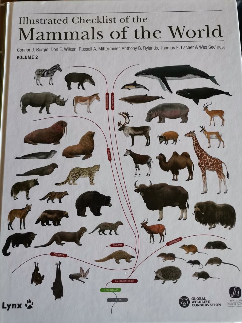Illustrated Checklist of the Mammals of the World Vol II
