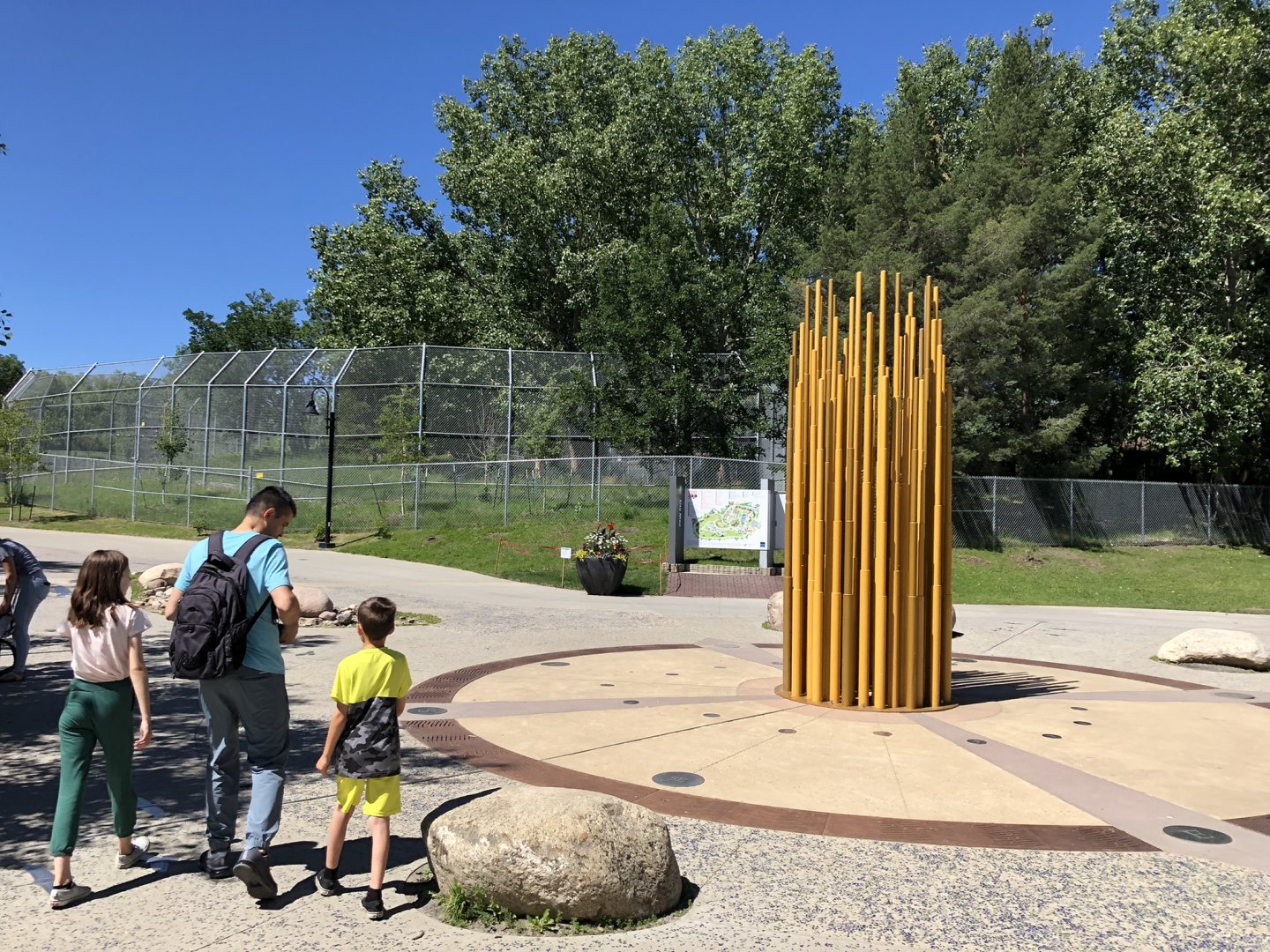 Immediate View Upon Entry at Edmonton Valley Zoo (July 2022)