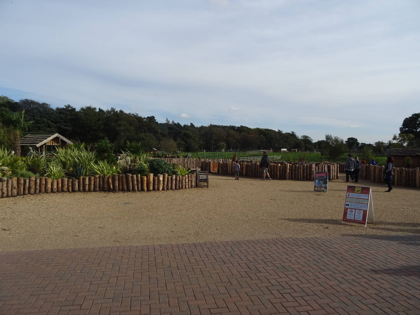 Immediate View Upon Entry at Yorkshire Wildlife Park