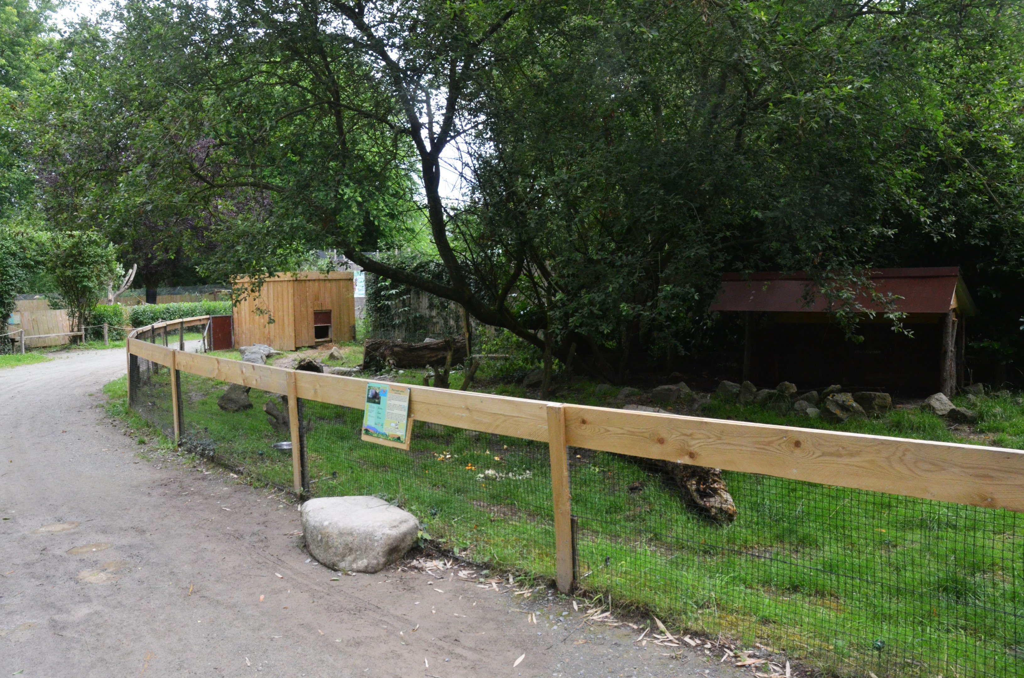 Indian Porcupine Enclosure at Spaycific'Zoo, 13/06/18