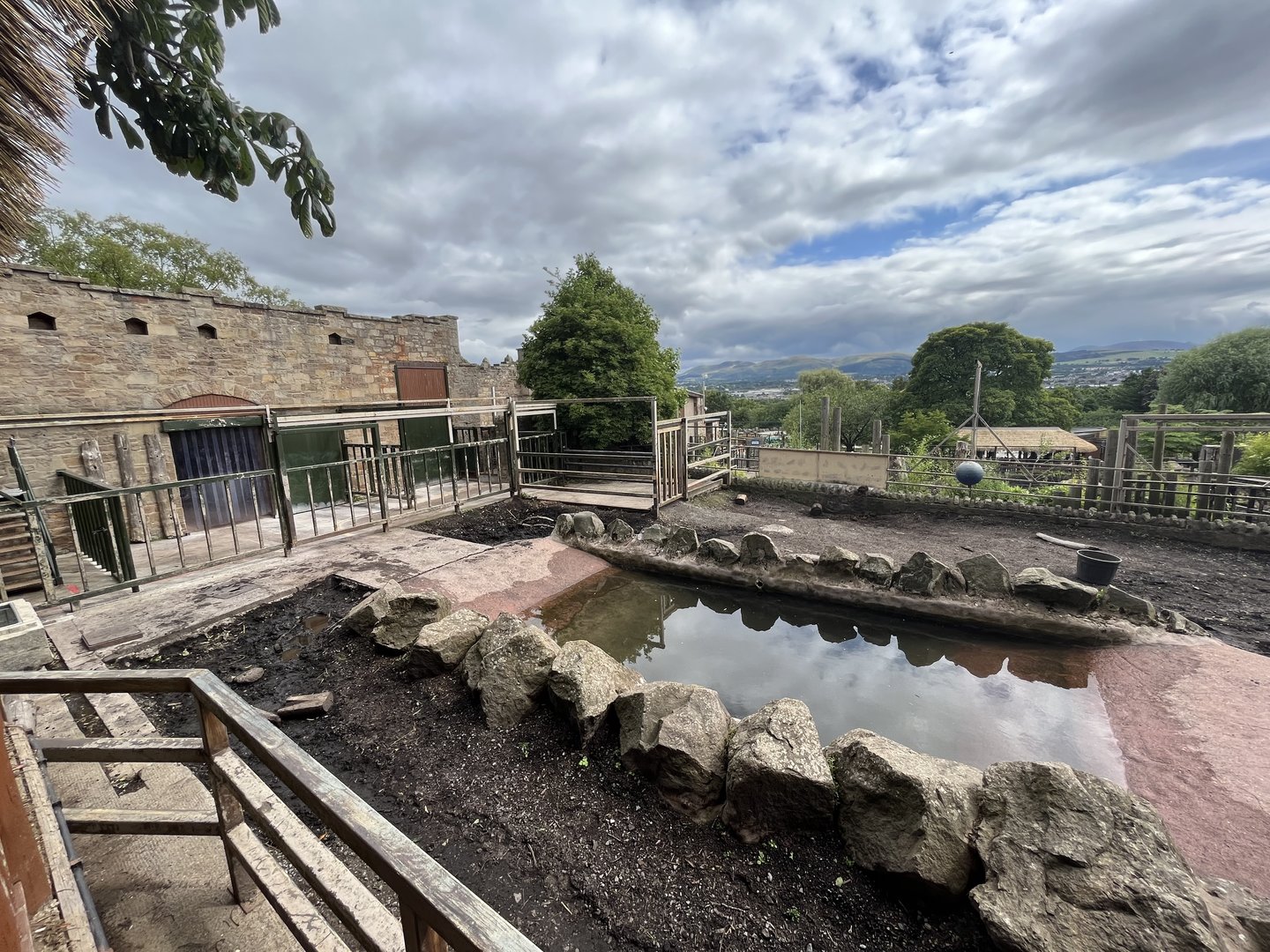 Indian rhino enclosure (wide angle) 17.7.23
