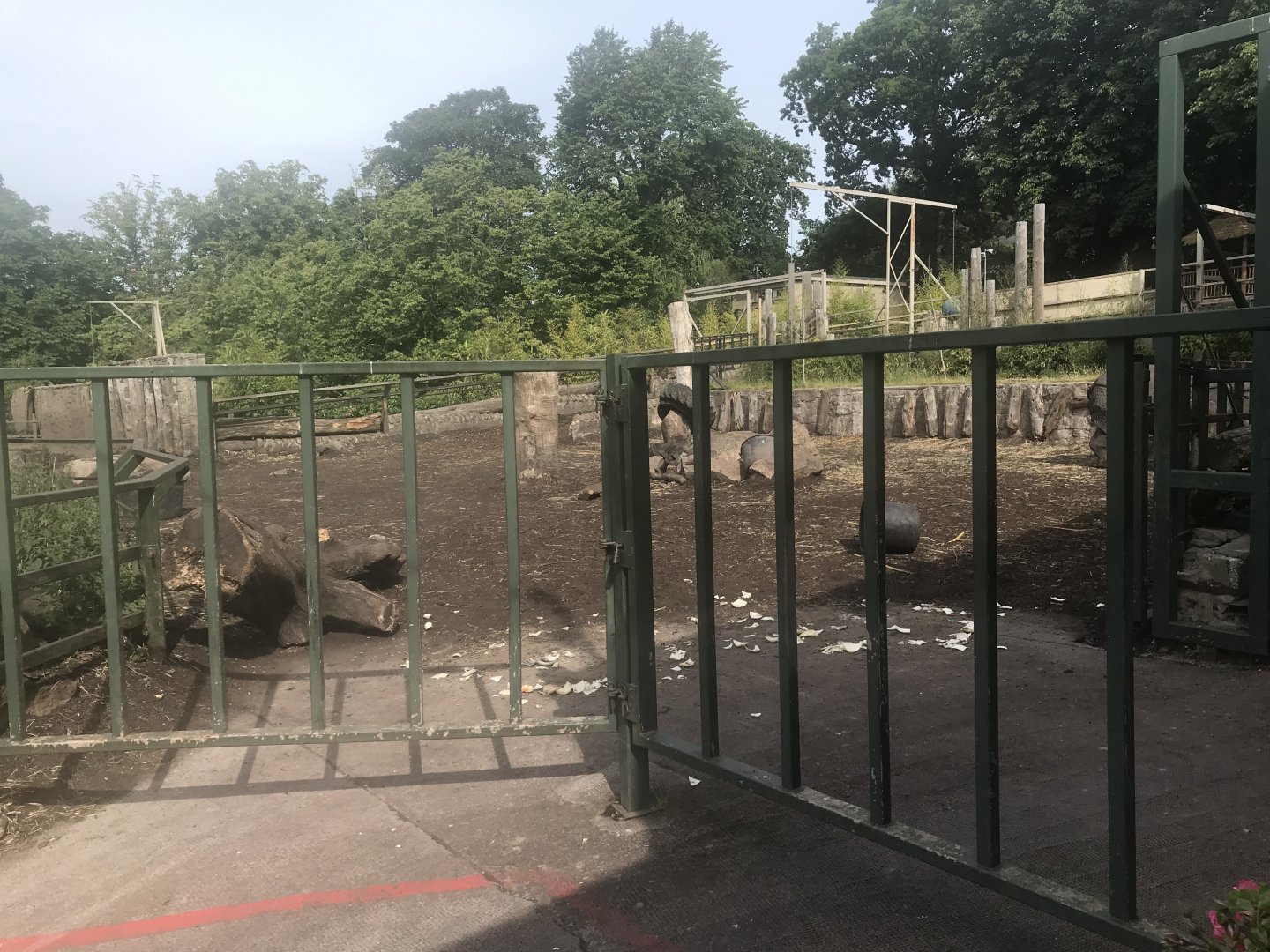 Indian rhino enclosure