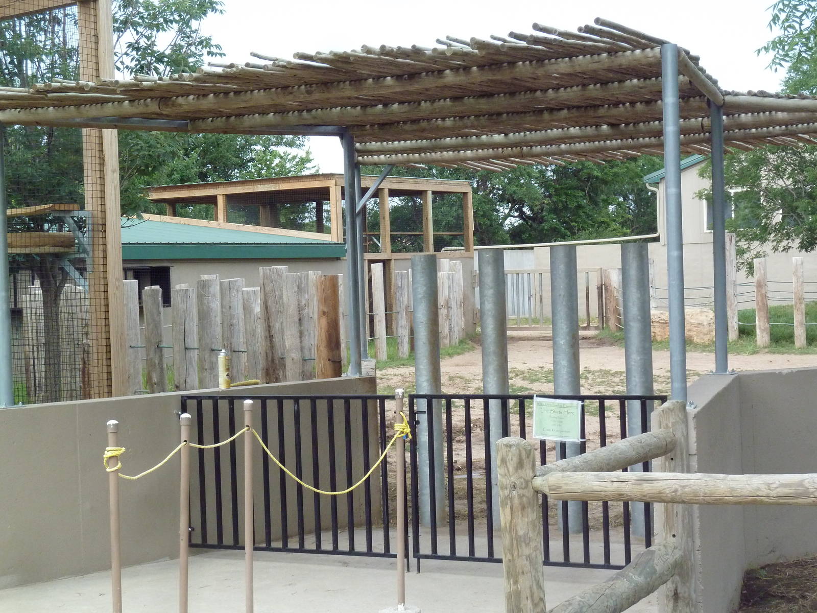 Indian Rhino Exhibit - Visitor Feeding Area