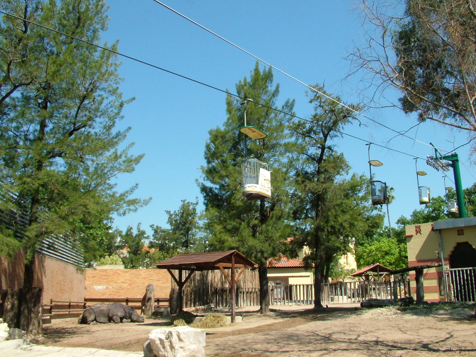 Indian Rhino Paddock at Lisbon Zoo, 24/05/11