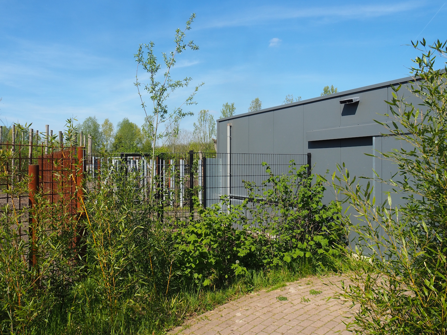 Indian rhinoceros and Nilgai house and holding paddocks, 2023-04-30