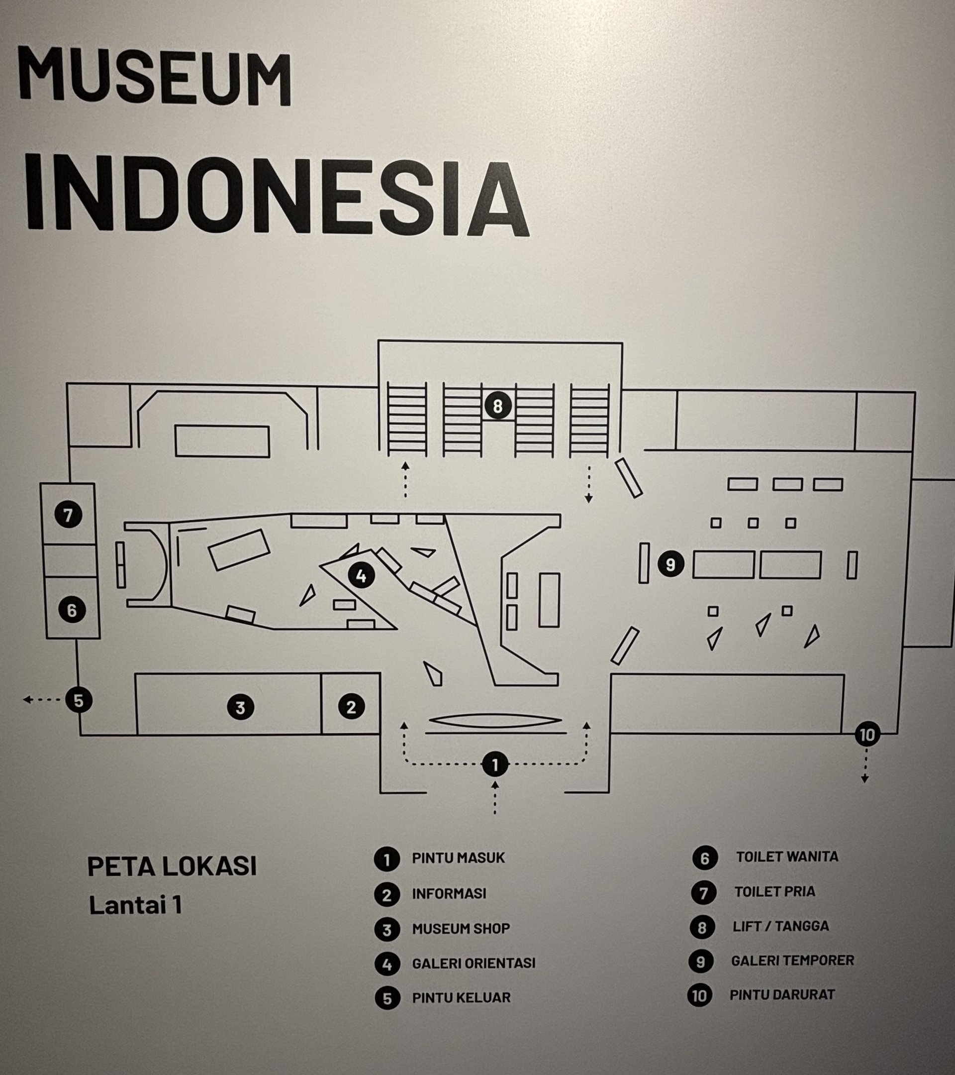 Indonesia Museum - Map