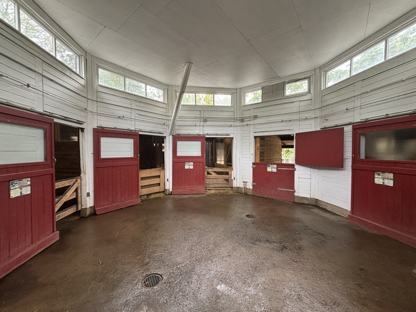 Indoor area of the Petting Zoo Animals