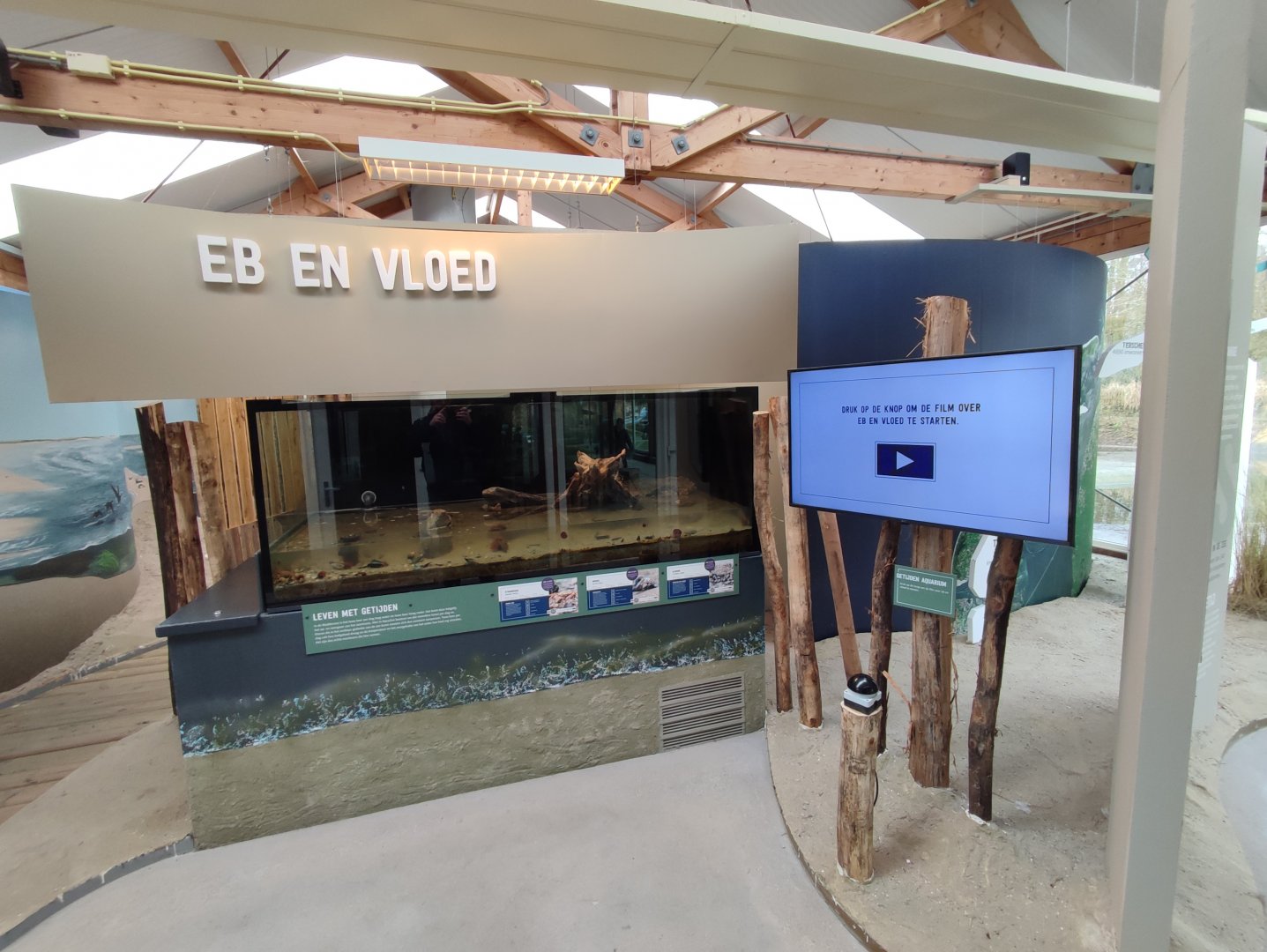 Indoor area - Wadden Sea, tidal aquarium