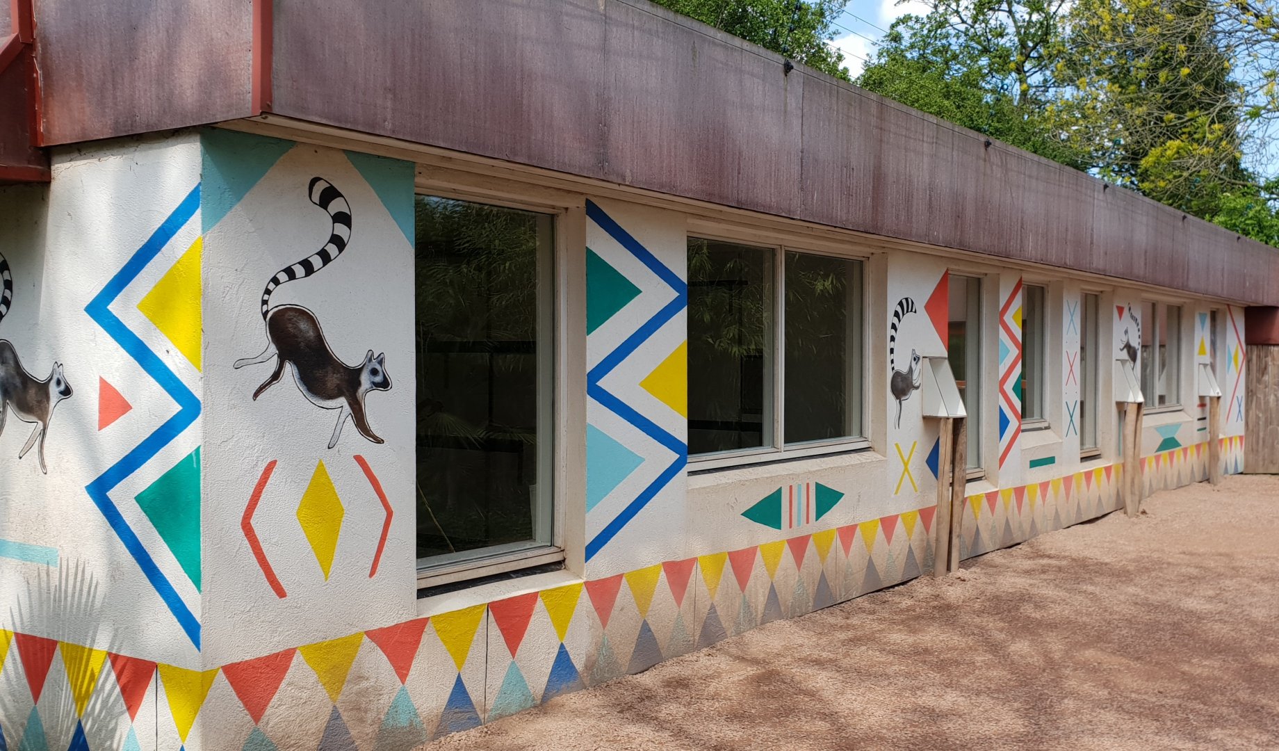 Indoor Lemur enclosures
