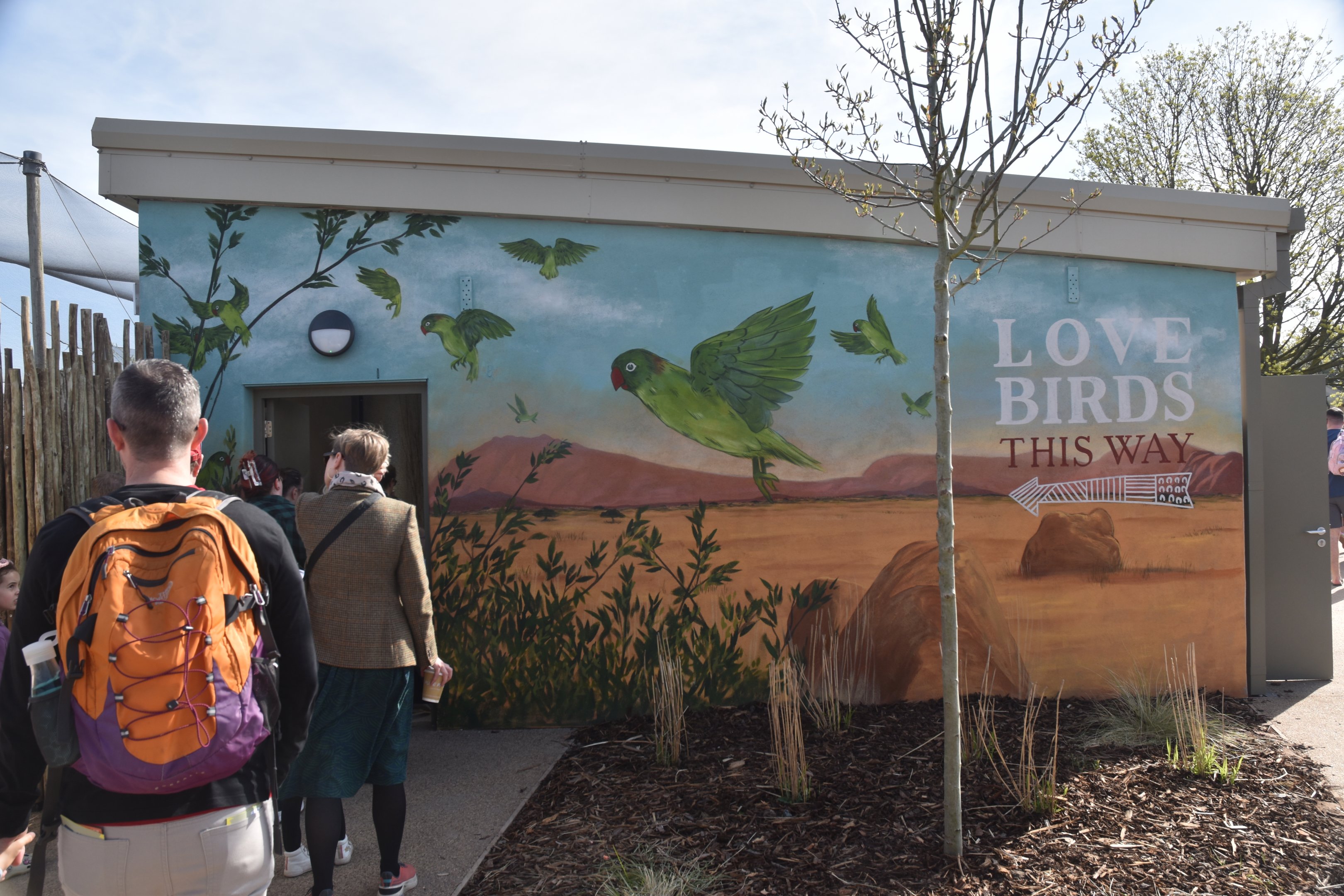 Indoor Lovebird Aviary, Heart of Africa at Chester, 12th April 2025