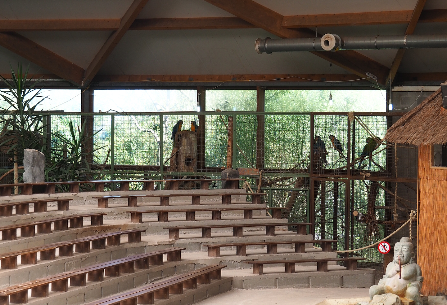 Indoor parrot aviaries, 2023-05-19