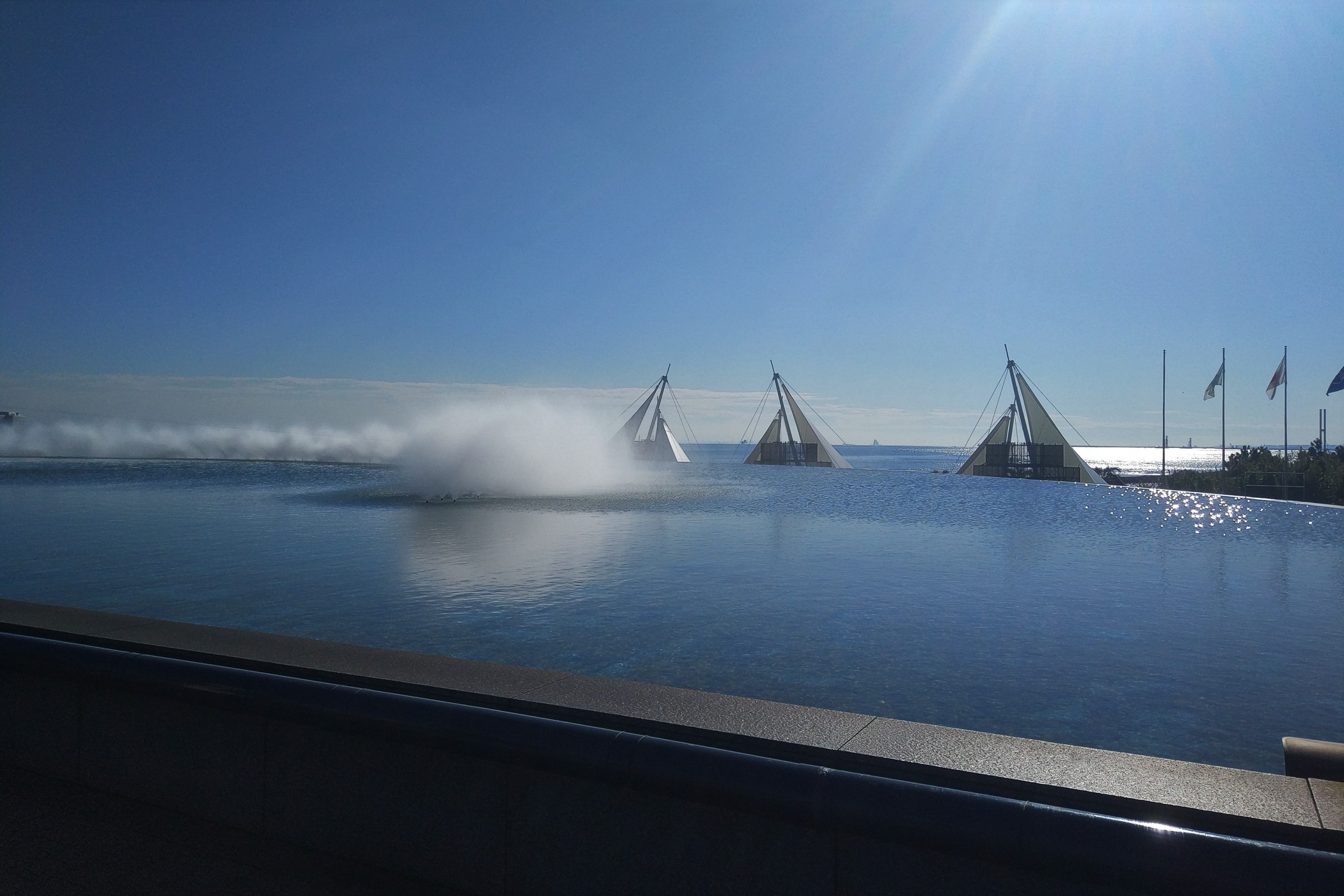 Infinity Pool at Entrance Complex