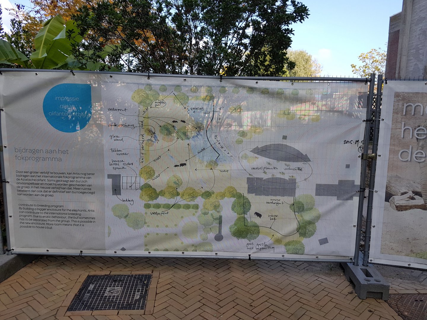 Info and Plan New Elephant-enclosure