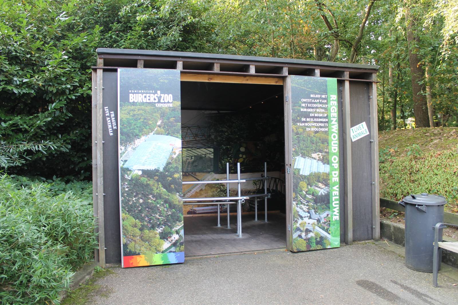 Info-shed history Burger's Bush