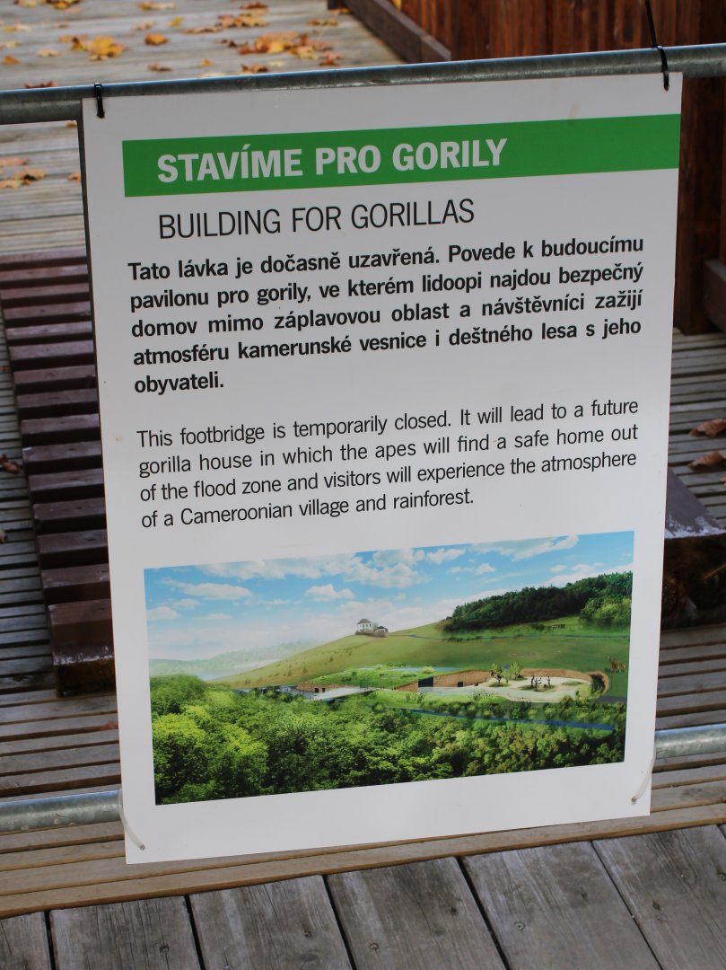 Info-sign new Gorilla-building