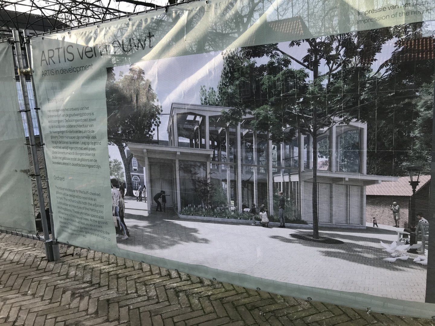 Information on new gibbon housing