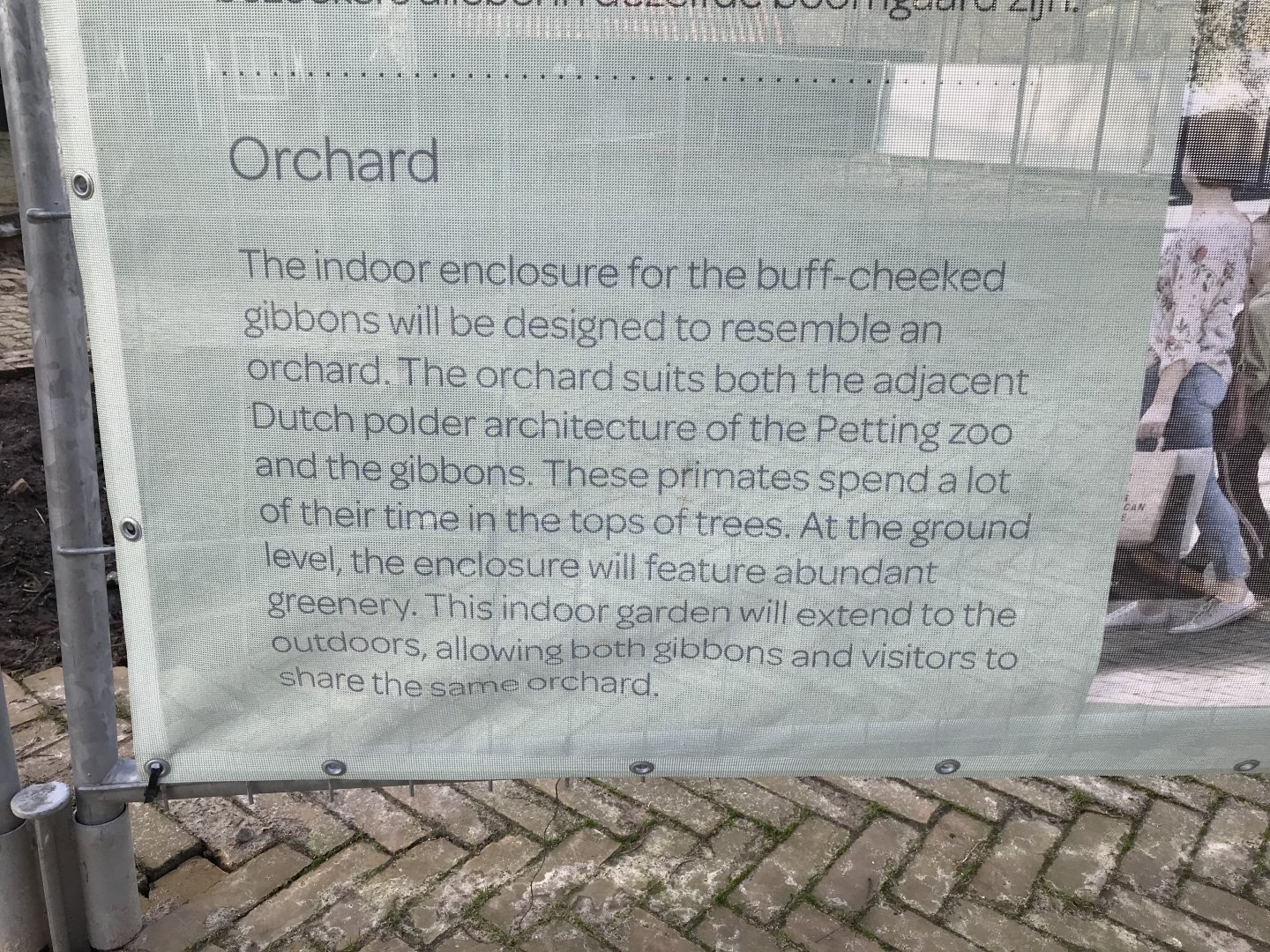 Information on new gibbon housing