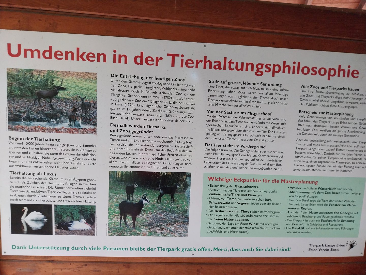 Information panel 'Lange Erlen'