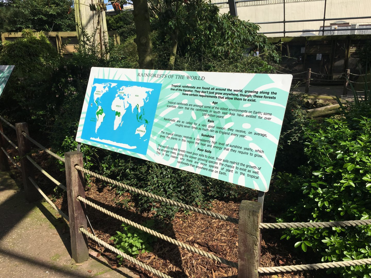 Information sign in Amazonia 040817