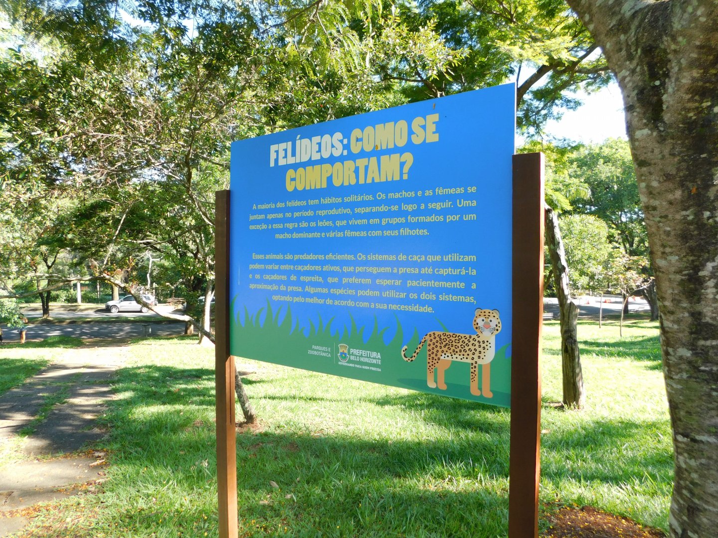 Informative sign - Belo Horizonte zoo